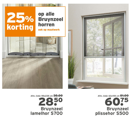 Bruynzeel raamhor, hor folder aanbieding Gamma - details