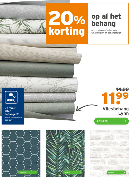 geur Rook Afkeer Alle merken vliesbehang, behang folder aanbieding bij Gamma - details