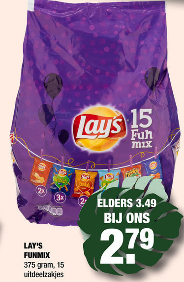 Lays   zoutje, chips folder aanbieding bij  Big Bazar - details