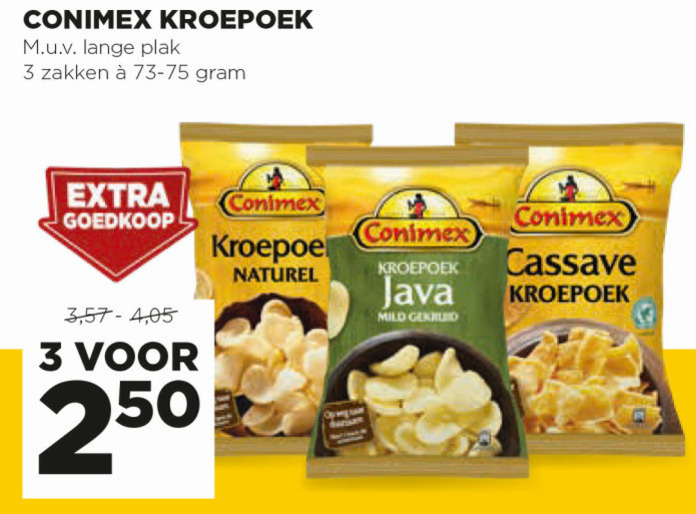 Conimex   kroepoek folder aanbieding bij  Jumbo - details