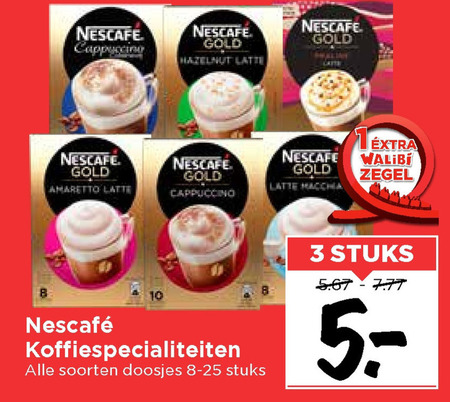 Nescafe   oploskoffie folder aanbieding bij  Vomar - details