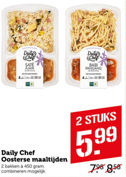 Daily Chef   oosterse maaltijd folder aanbieding bij  Coop - details