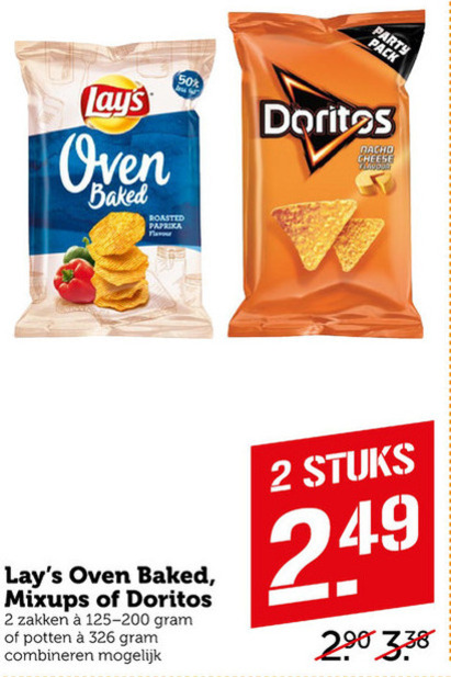 Lays   zoutje, chips folder aanbieding bij  Coop - details