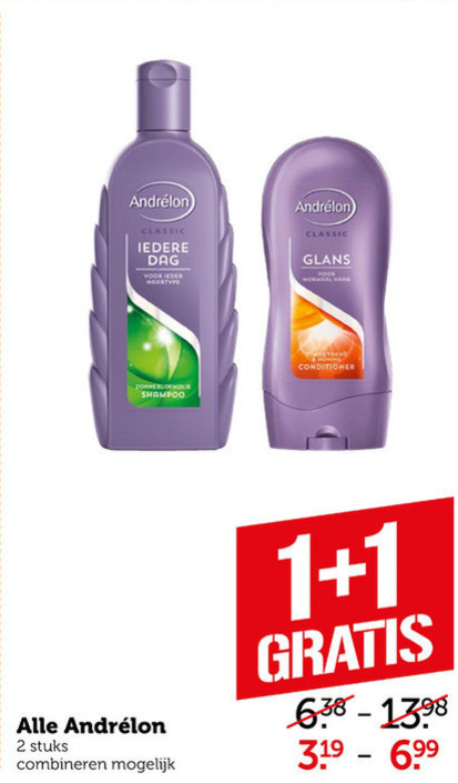 Andrelon   shampoo, conditioner folder aanbieding bij  Coop - details