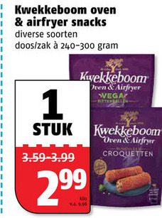 Kwekkeboom   snack, kroket folder aanbieding bij  Poiesz - details