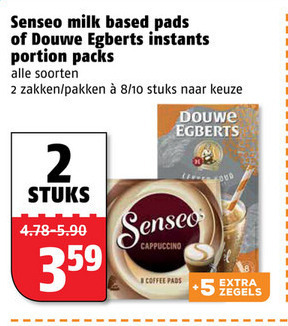 Douwe Egberts   koffiepad, oploskoffie folder aanbieding bij  Poiesz - details