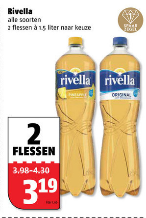 Rivella   frisdrank folder aanbieding bij  Poiesz - details