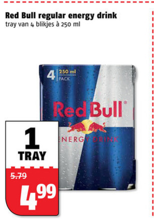 Red Bull   energiedrank folder aanbieding bij  Poiesz - details