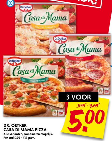 Dr Oetker   diepvriespizza folder aanbieding bij  Dekamarkt - details