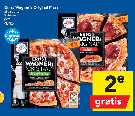 Wagner   diepvriespizza folder aanbieding bij  Deen - details