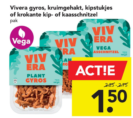 Vivera   vegetarisch folder aanbieding bij  Deen - details