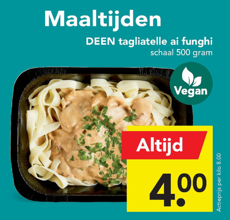 Deen Huismerk   italiaanse maaltijd folder aanbieding bij  Deen - details