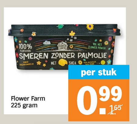 Flower Farm   margarine folder aanbieding bij  Albert Heijn - details