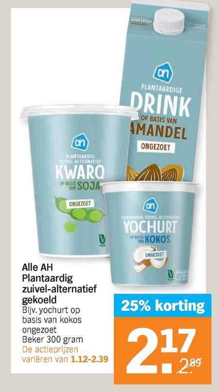 Albert Heijn Huismerk   soja zuivel folder aanbieding bij  Albert Heijn - details