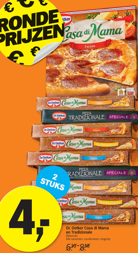 Dr Oetker   diepvriespizza folder aanbieding bij  Albert Heijn - details