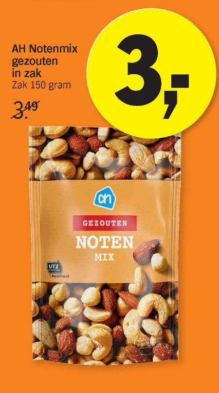 Albert Heijn Huismerk   noten folder aanbieding bij  Albert Heijn - details