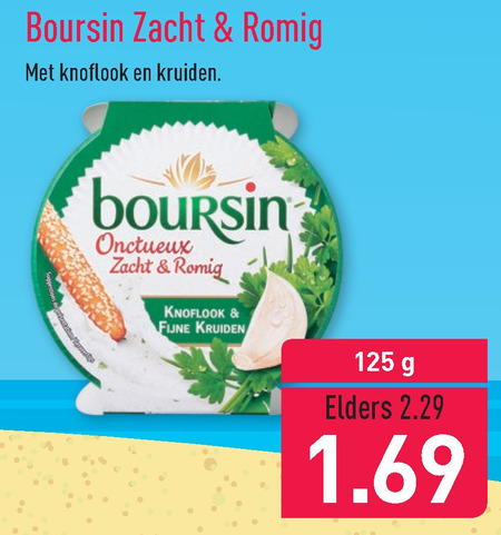 Boursin   roomkaas folder aanbieding bij  Aldi - details