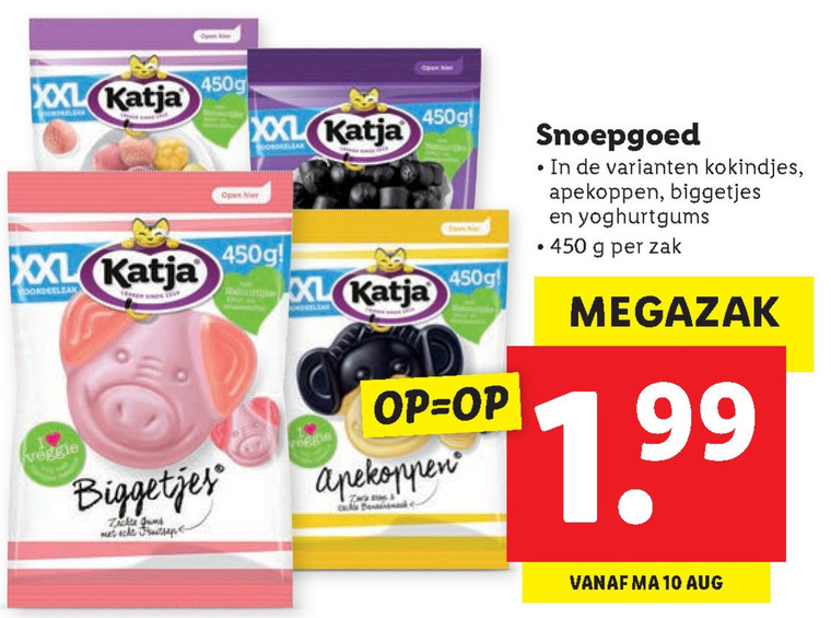 Katja   drop, snoep folder aanbieding bij  Lidl - details