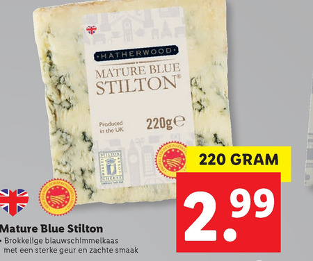 Blue Stilton   blauwe kaas folder aanbieding bij  Lidl - details