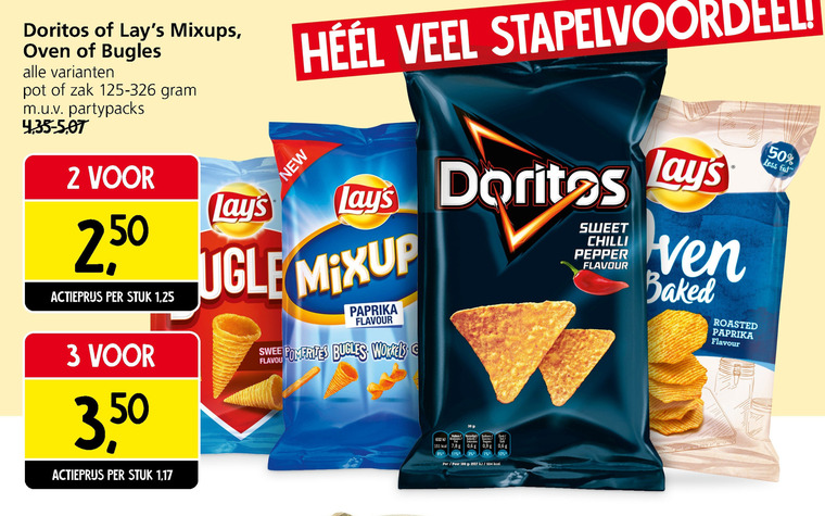 Doritos   chips, zoutje folder aanbieding bij  Jan Linders - details