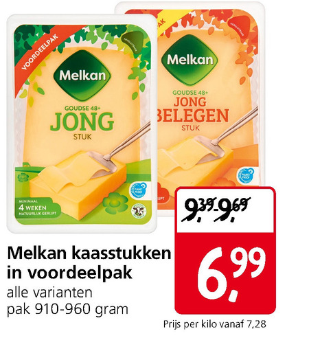 Melkan   kaas folder aanbieding bij  Jan Linders - details