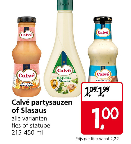 Calve   snacksaus, slasaus folder aanbieding bij  Jan Linders - details