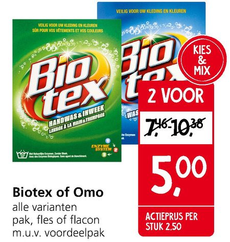 Omo   handwasmiddel, wasmiddel folder aanbieding bij  Jan Linders - details