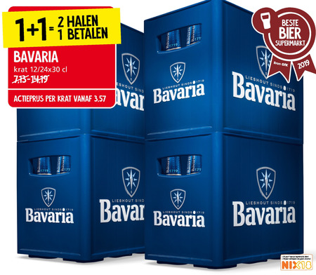 Bavaria   krat bier folder aanbieding bij  Jan Linders - details