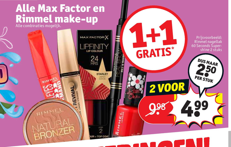 Rimmel   oogschaduw, cosmetica folder aanbieding bij  Kruidvat - details