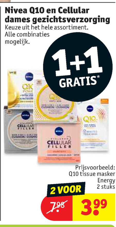 Nivea   dagcreme, nachtcreme folder aanbieding bij  Kruidvat - details