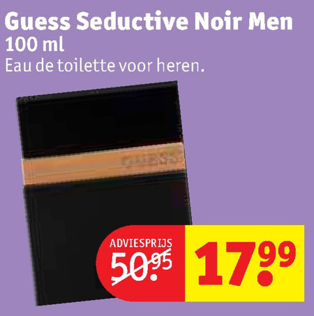 Guess   eau de toilette folder aanbieding bij  Kruidvat - details