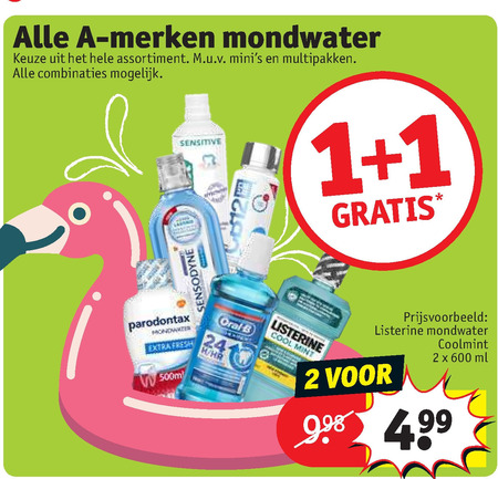 Alle merken   mondwater folder aanbieding bij  Kruidvat - details