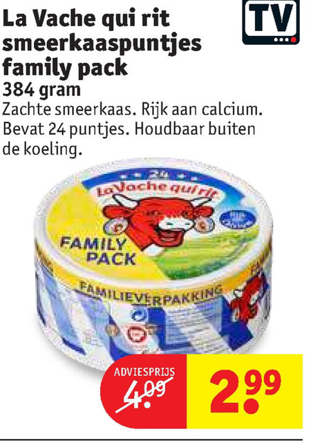 La Vache Qui Rit   smeerkaas folder aanbieding bij  Kruidvat - details