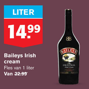 Baileys   likeur folder aanbieding bij  Hoogvliet - details