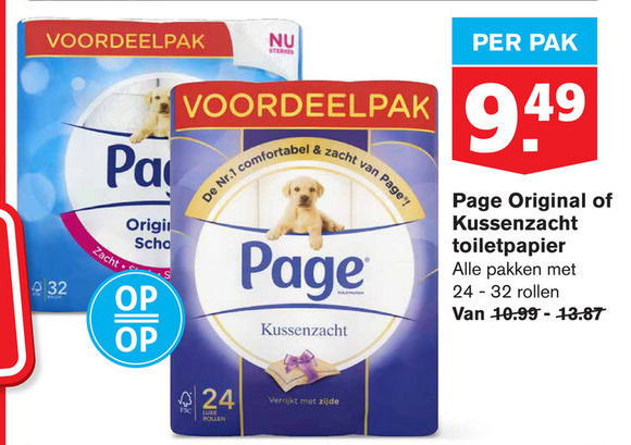 Page   toiletpapier folder aanbieding bij  Hoogvliet - details