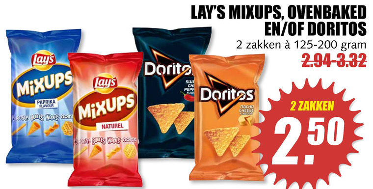 Lays   zoutje, chips folder aanbieding bij  MCD Supermarkt Basis - details