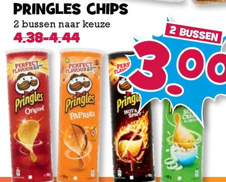 Pringles   chips folder aanbieding bij  Boons Markt - details