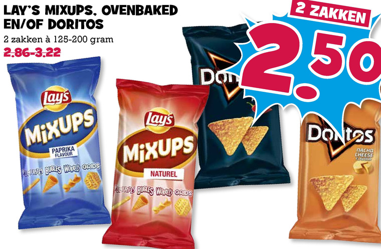 Doritos   zoutje, chips folder aanbieding bij  Boons Markt - details