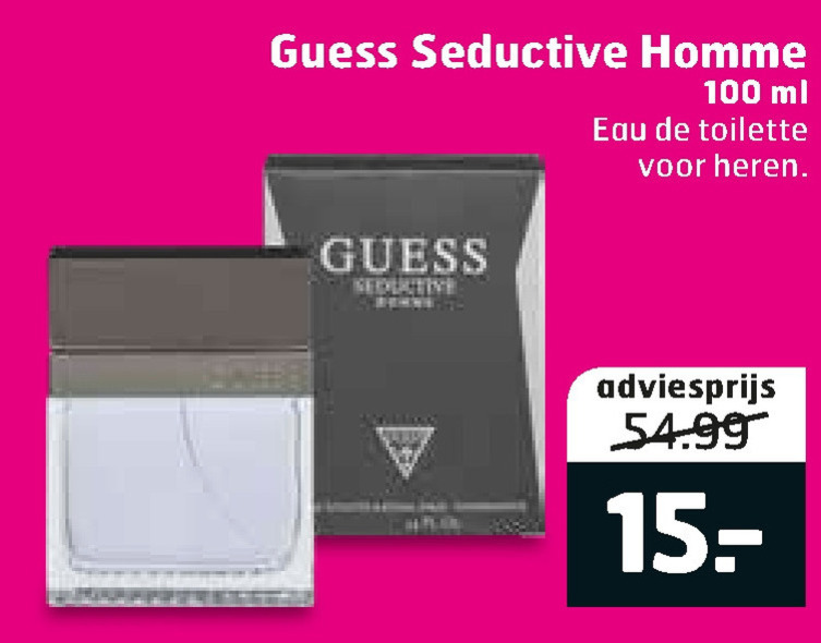 Guess   eau de toilette folder aanbieding bij  Trekpleister - details