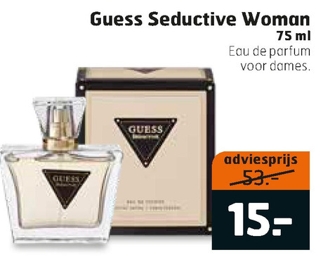 Guess   eau de parfum folder aanbieding bij  Trekpleister - details