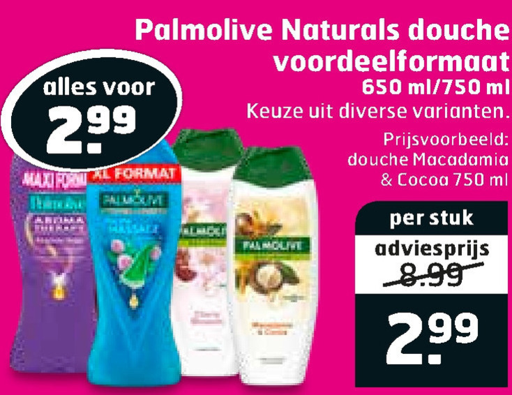 Palmolive   douchegel folder aanbieding bij  Trekpleister - details