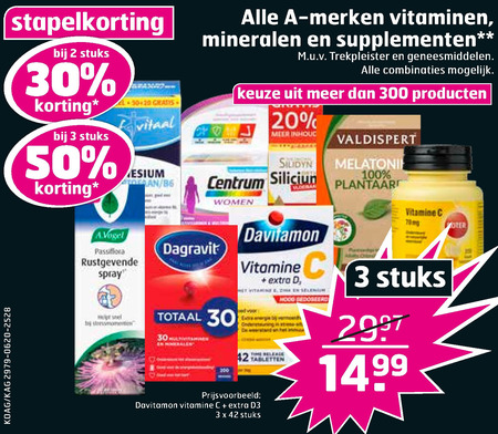 Alle merken   multivitaminen, vitamine folder aanbieding bij  Trekpleister - details