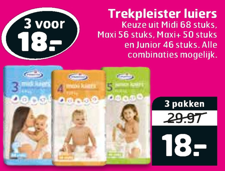 Trekpleister Huismerk   luiers folder aanbieding bij  Trekpleister - details