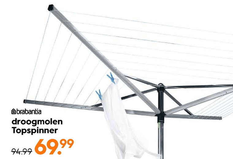 Brabantia   droogmolen folder aanbieding bij  Blokker - details