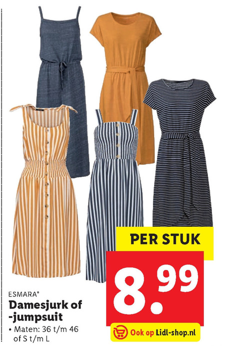 esmara   damesjurk folder aanbieding bij  Lidl - details