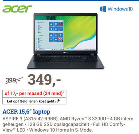 Acer   notebook folder aanbieding bij  BCC - details