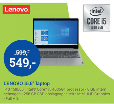 Lenovo   notebook folder aanbieding bij  BCC - details