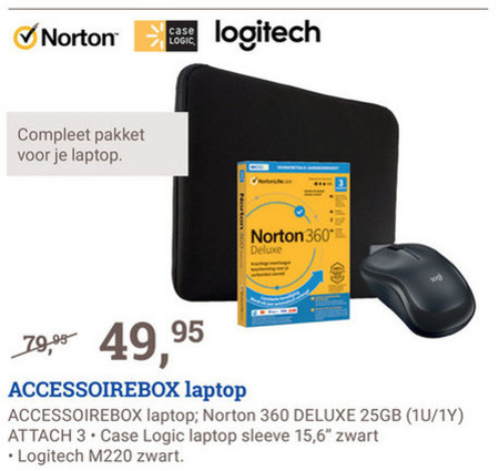 Logitech   notebook sleeve folder aanbieding bij  BCC - details