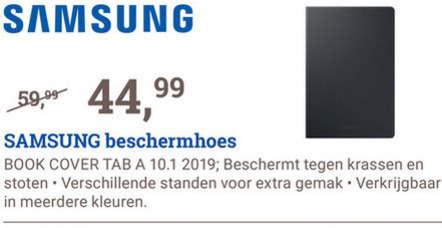 Samsung   tablet sleeve folder aanbieding bij  BCC - details