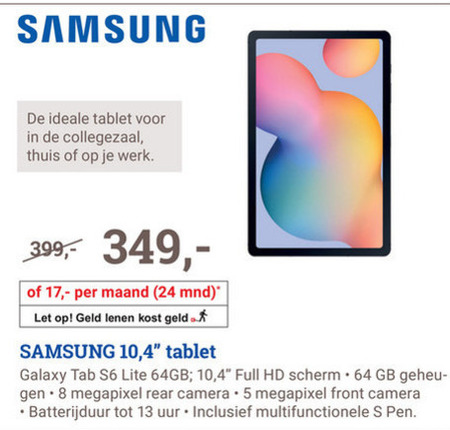 Samsung   tablet folder aanbieding bij  BCC - details